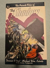 1989 DC Comics The Private Files of the Shadow 1st print HC/DJ Michael Kaluta picture