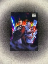 2021 Topps Chome Star Wars Galaxy #68 Offbeat Buddies Prizm Refractor /75 picture