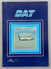 DAT Delta Air Transport Airline Brochure Fokker F27 Sabena KLM Belgium Antwerp picture