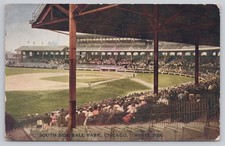 1913 Chicago White Sox South Side Ball Park Baseball Postcard V.O. Hammon picture