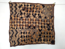 vintage  Kuba Cloth Raffia Textile Traditional African Tribal Congo item893 picture