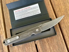 ADORABLE Lucas Burnley Boker Plus Kwaiken Flipper Micarta AUS8 picture