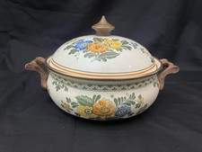 VTG Villeroy & Boch Amsterdam Enamel Floral 8.5