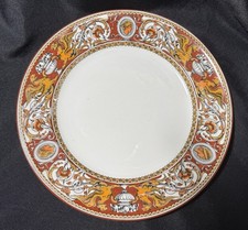 Minton Florentine 10 Inch Plate Griffins Faces Red Black Gold ENGLAND picture