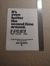 1984-ABC Sports- It's even better the second time around- USFL-Print/AD-Classic picture