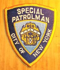 GEMSCO NOS NYPD Vintage Patch POLICE SPECIAL PATROLMAN NYC NY Original 1990 V2m picture
