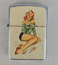 Vintage Hadson Pinup Girl Lighter picture