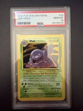 Pokemon Muk 13/62 Holo Fossil ITA - PSA 10 GEM MINT - POP 1 ONLY ONE IN WORLD picture