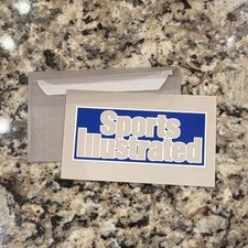 Vintage Sports Illustrated Promotional Envelope Card Insert - Rare Retro SI Logo picture