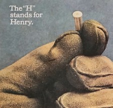Winchester Western Bullet Gun Picture Magazine Ad H For Henry Wall Art       picture