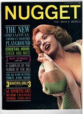Men's Magazine NUGGET Dec. 1960 Figure Models, Iris Bristol, Others Plus Fiction picture
