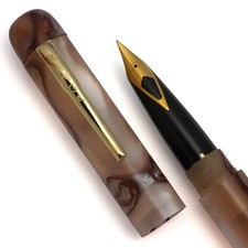 PSP Ranga 4CS Acrylic Fountain Pen - Silky Brown, Sheaffer Steel Nib (New) picture