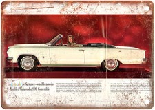 1965 AMC Rambler Ambassor Vintage Auto Ad Retro Look Metal Sign A12446 picture