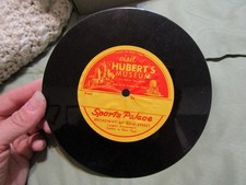 Vintage When In New York Visit Hubert's Museum Home of the Flea Circus Record picture