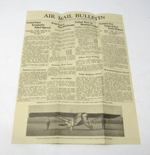 Portland Oregon Air Mail Bulletin 1929 Charles Lindbergh First Flight Letterhead picture