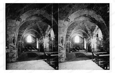 Jerusalem Crusader Church Interior Standard Postcard COPY RPPC picture