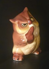 Vintage 1940s Evan K Shaw Disney Bambi Friend Owl Ceramic Figurine 3.5” picture