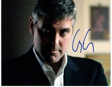 George Clooney American Actor Original Signed Autograph 8x10 Photo picture