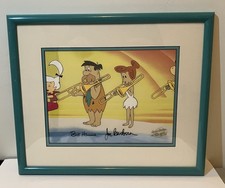 Fred and Betty Flinstone Cel Hannah and Barbera Flintstones picture