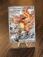 Charmander Ex Pokemon PokeDIY Star Holo Anime Custom Fan Art Card Rare Non TCG picture