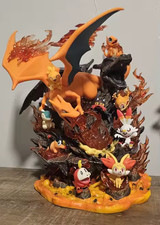 Pokemon Charizard 32cm Light Up GK PVC Figure Statue Fire Type Desktop Toy Gift picture