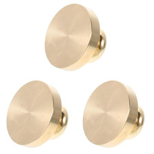 3 Pcs Wax Seal Stamp Head  Blank Brass Wax Seal Head for Envelope Lacquer Weddin picture