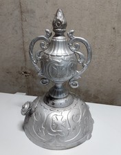 Antique Gem City Co Cast Iron Finial Top Cover for Round Pot Belly Parlor Stove picture