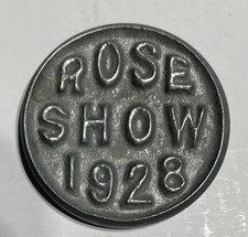 1928 Rose Show Coin or Medal  Rose Poly or Rose Hulman Terre Haute Indiana picture