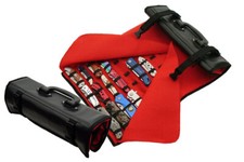 Professional 50 Folding Pocket Knife Roll Collection Storage Display Case New picture