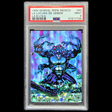 (Pop 1) Spanish Venom 1994 MARVEL PEPSI MEXICO #83 LA LOCURA L.E.D.U.N.G. PSA 9 picture