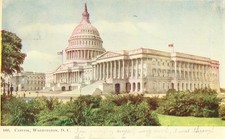Capitol Building - Washington, D.C. UDB Post Card 1910 picture