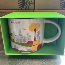 Starbucks Madrid Spain You Are Here Collection Coffee Mug 14 oz picture
