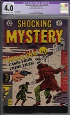 Shocking Mystery CGC 4.0 (restored)-#57- VG-LB COLE CVR ART 1954 STAR PULB. picture