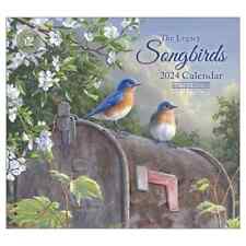 Legacy Songbirds 2024 Mini Wall Calendar w picture