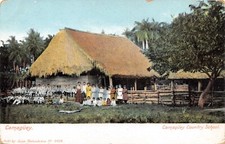 CUBA~CAMAGUEY~COUNTRY SCHOOL~C.1905 picture