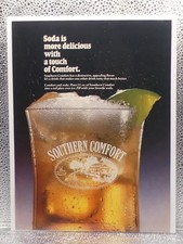 VTG Southern Comfort Whiskey Liqueur Paper 1990 Print Advertising Full Page Ad picture