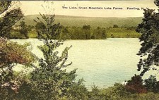 Pawling New York Green Mountain Lake 1929 Vintage Postcard picture