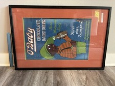 Vintage O’Baby Chocolate Dairy Drink Framed Advertising Post picture