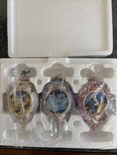 Bradford Editions Disney Princesses Porcelain Ornaments Set # 3 3rd ISSUE 2001 picture
