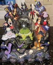 Tha Art of Disney Villains Musical Snow Globe. Park Exclusive Limited Edition picture