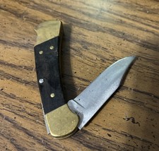 Vintage Buck Knife 112 Ranger 3 Dot Lockback Folding Pocket Knife USA picture