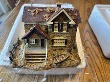 🍁Hawthorne Village: Terry Redlin Autumn Collection: Riverside Farmhouse NEW picture