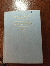 1965 United Grand Lodge Of England Constitutions   Freemasonry masonic/704 picture