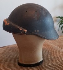 Pre-WWII French 'Chars de Combat' Armored Vehicle/Tanker Helmet M-35 (1935) picture