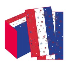 4th of July Napkins, 200Pcs Patriotic Napkins Disposable, Red White and Blue ... picture