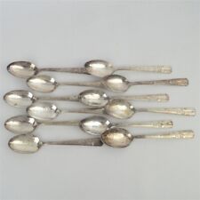 Vintage set of 12 WM Rogers Silverplated 1939 New York World's Fair Spoons  picture