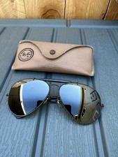 RayBan USA Vtg 1970s B&L Aviator Driver Outdoorsman Sunglasses Mirror Gradient picture