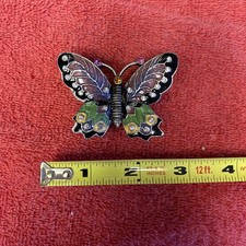 Butterfly Jeweled Paperweight/trinket Holder picture