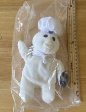 NWT 1997 Vintage Pillsbury Doughboy Beanie Baby Pillsbury Company Sealed picture
