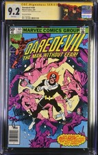 DAREDEVIL #169 CGC 9.2 WP Frank Miller Newsstand Signed Klaus Janson Marvel 1981 picture